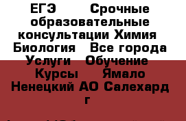 ЕГЭ-2021! Срочные образовательные консультации Химия, Биология - Все города Услуги » Обучение. Курсы   . Ямало-Ненецкий АО,Салехард г.